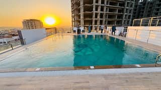 Luxury 3 Bedroom Apartment 1st Floor Available For Sale Roof Top Swimming Pool Near GIGA Mall Dha Phase 2 Islamabad