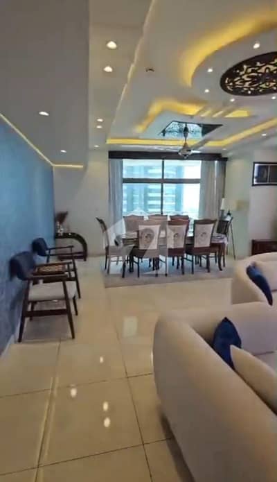 FOR RENT: SEA FACING FULLY FURNISHED 03 BEDROOMS IN REEF TOWER EMAAR