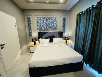1125 sq. ft 5 Marla Brand New Luxury Fully Furnished Family Apartment available For Rent In ex Air Avenue Luxury apartment DHA phase 8 Lahore.