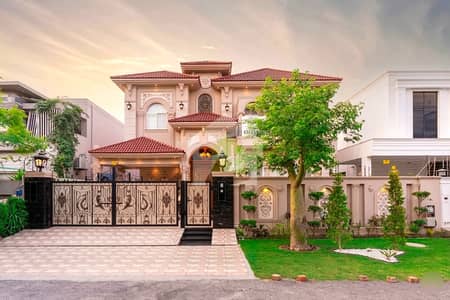 ONE KANAL SPANISH FAISAL RASOOL DEGSIN LUXURY DESIGN HOUSE FOR SALE AT A VERY HOT LOCATION NEAR DEFENCE RAYA GOLF CLUB