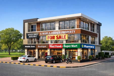 Ideal Corner Building For Sale In Mustafa Town