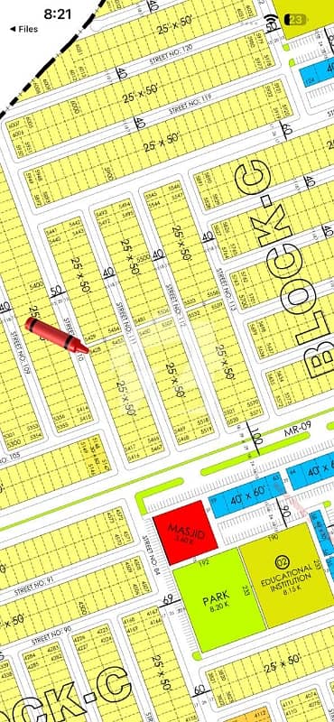 Faisal Hills Block C Short Corner + 50ft Road 25x50 Plot Available For Sale