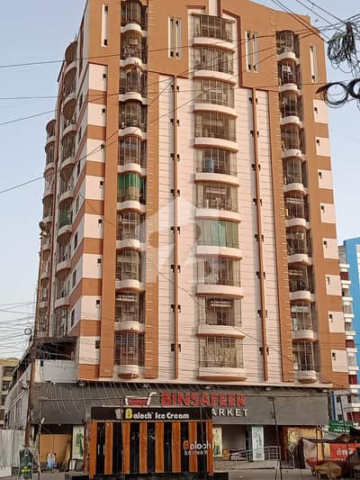 Al Minhal Tower, West Open Corner Apartment Available For Sale, Prime Location of gulistan e jauhar block 3A