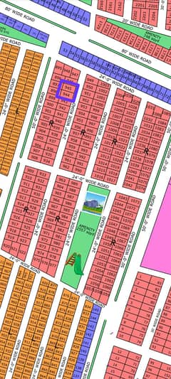 120 Sq Yards Plot For Sell In North Town Residency Phase 1 Gold Block