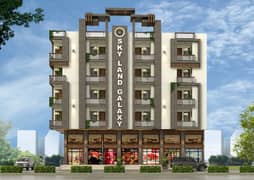 Skyland Galaxy 2 Bed Lounge Apartment At Prime Location Of Surjani Town on govt loan scheme.