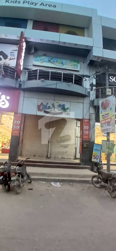 Ground Plus 1st Floor Showroom Available For Rent At Main Gulshan-E-Iqbal Block 10a Adjacent To Chase Value