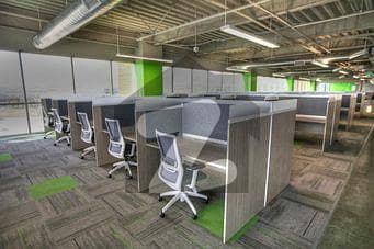 40 Seats Fully Equipped Ready to Use Call Center Available for Rent on 6th Road