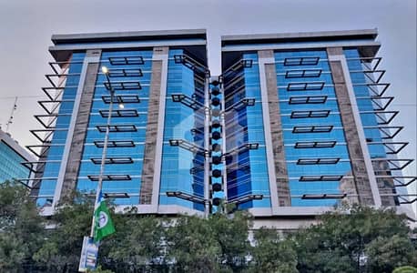 OFFICE FOR RENT FORTUNE CENTRE 1000 Square Feet 3 Rooms Kitchen Reserved Parking 3 Lifts Shahrah-E-Faisal Karachi