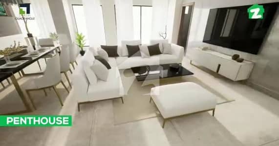 2928 Square Feet Penthouse For Sale In Zameen Quadrangle Lahore 11th Floor Swimming Pool View
