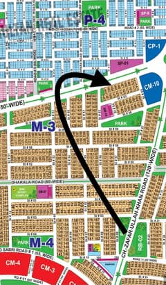 Prime Location 150,Ft Road Face 20 Marla Residential Plot For Sale In DHA Phase 1 - Sector M Multan In Only Rs. 9000000