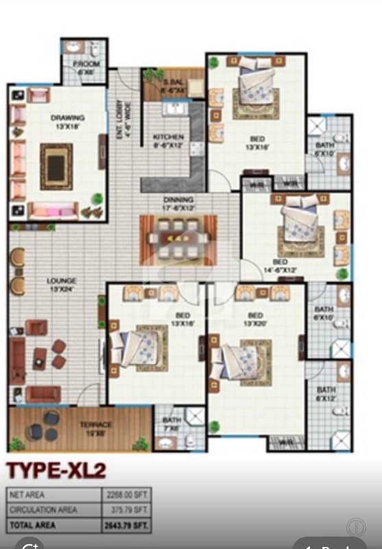 Metro sky Tower 3bedroom Apartment in underconstruction Metro sky Tower 3bedroom Apartment in underconstruction