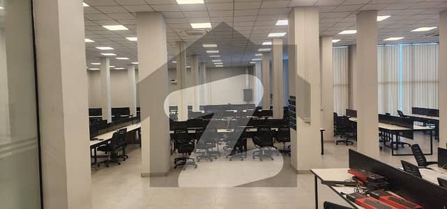 I-10 Ready to Move 5,000 Sqft Ac, Semi Furnished Office Security Parking Lift