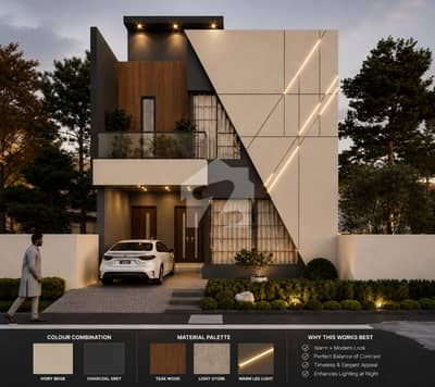 05 Marla Gray structure House For Sale In Park view City Crystal Block