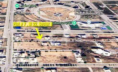 1 KANAL TOP HEIGHTED PLOT IN SECTOR B, DHA PHASE 5 ISLAMABD