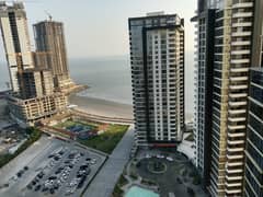 Emaar 3-Bedrooms Apartment For Rent Coral Tower 2 Higher Floor Partial Sea Facing