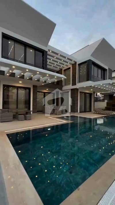 1 Kanal Brand New Luxury Modern Design Bungalow For Sale In DHA Phase 7 Hot Location Near To Park