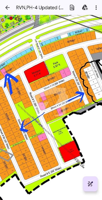 DHA 4 (RVN, Block A) 1 Kanal Plot