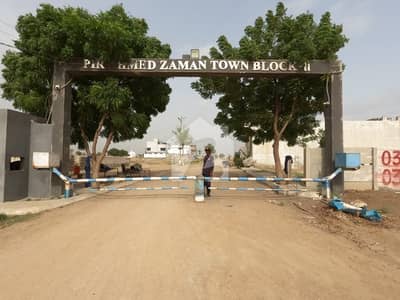 Ready To Sale A Residential Plot 120 Square Yards In Pir Ahmed Zaman Town - Block 4 Karachi 25 Feet Road