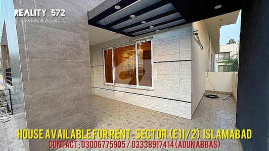 E-11/2 Services Brand New upper Portion available for Rent