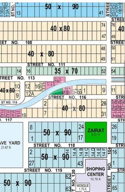 Plot Is Available For Sale 40*80, Back Extra Land