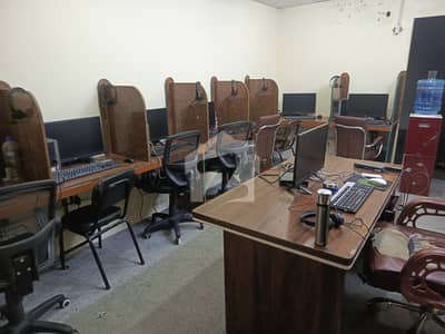 Independent Double Storey 300 Yards Corner For Silent Commercial Office 7 Rooms