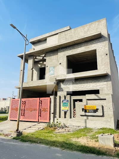 6.5 Marla 2 Story Grey Structure House For Sale In Sitara Gold City Satyana Road A Block Phase 2