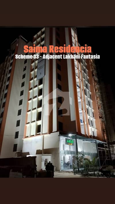 Saima Residencia , Adjacent Lakhani Fantasia - Scheme 33 Flat For Sale