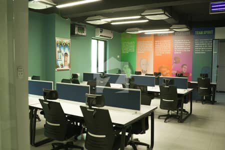 Fully Furnished Floor 75 Person Seating Area, Best Option For Software House