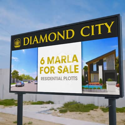 6 Marla plots at low price & discountes rate
