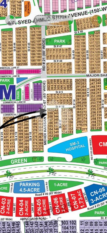 Sector M PAIR PLOTS very good location plot available for sale