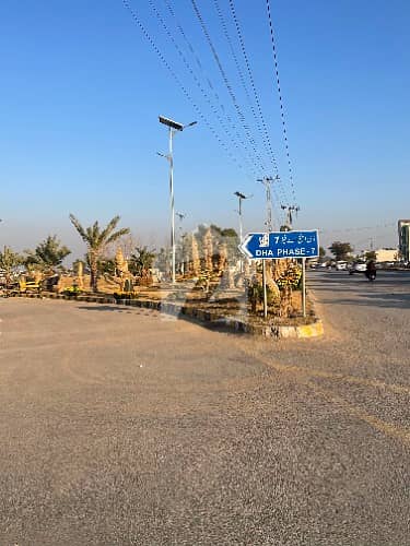 5 Marla Plot For Sale DHA Defence Valley Beautiful location Islamabad CAPITAL   2 Side Open front 40 feet wide or Back 40 feet wide 2side Green belt & 2 Side Extra Land