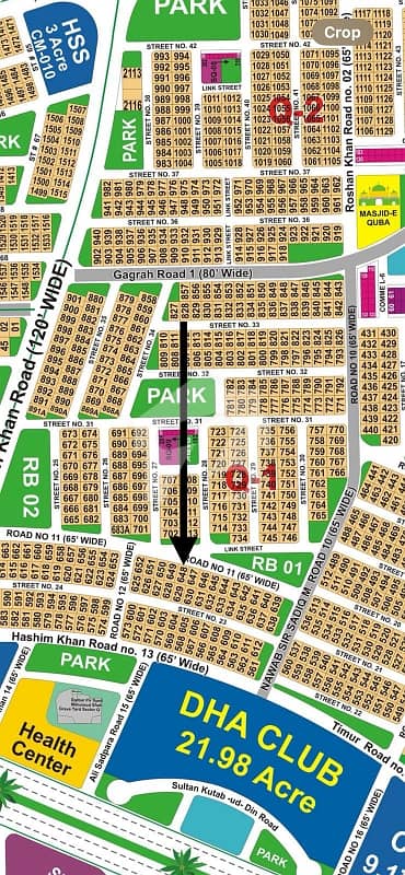 DHA Multan Sector Q 65ft Facing Residential Plot Near To Park, Masjid And Commercial. DHA Multan Sector Q 65ft Facing Residential Plot Near To Park, Masjid And Commercial.