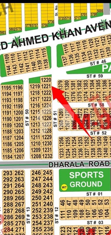 DHA Multan Sector M 1 Kanal Residential Plot Near To Park, Masjid And Commercial.