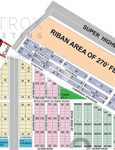 Open Commercial Plot Available For Sale Sadi Garden Block 2