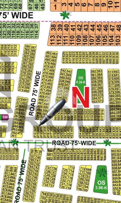 N Block 5 Marla On Ground Carpet Road Plot For Sale All Dues Clear
