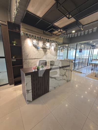Fully Furnished Office Space Available For Rent On Jinnah Avenue, Blue Area, Islamabad.