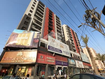 رین بو ٹاورز اینڈ شاپنگ مال گلشنِ معمار,گداپ ٹاؤن,کراچی میں 3 کمروں کا 8 مرلہ فلیٹ 1.65 کروڑ میں برائے فروخت۔