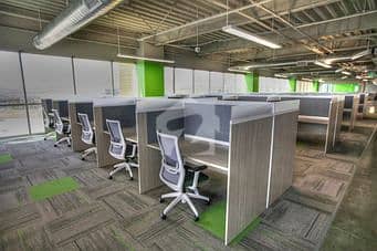 40 Seats Fully Equipped Ready to Use Call Center Available for Rent on 6th Road
