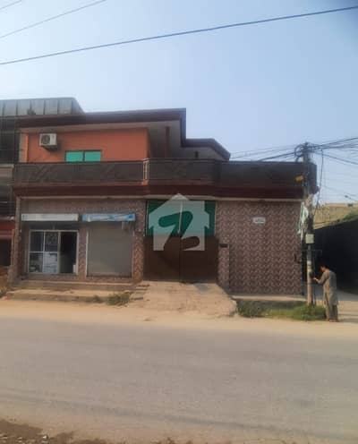 5.5 Marla Double Storey Corner House With 2 Shops For Sale - Prime Location On Main Range Road