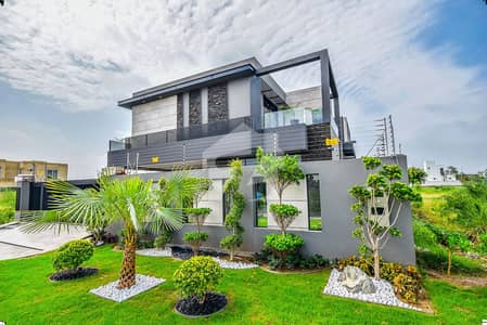 AN ARCHITECTURAL FORTRESS OF LUXURY: THE ULTIMATE 1 KANAL BUNGALOW WITH BASEMENT.