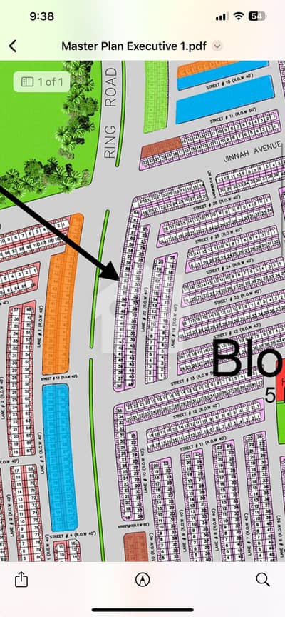 Capital Smart City 5 Marla 180 Ft Road Plot For Sale