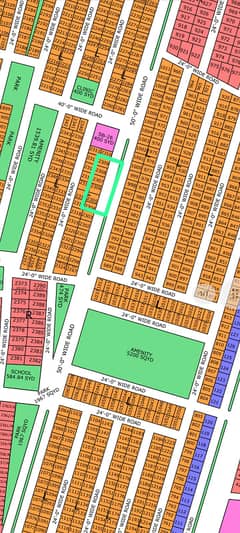 50 FEET ROAD FACING 80 SQ YARDS PLOT FOR SALE AT GOLD BLOCK NTR-01