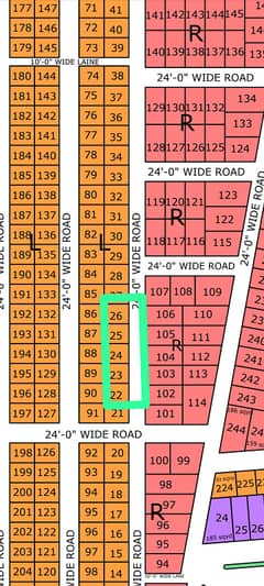 LEASED 80 SQ YARDS PLOT FOR SALE AT NORTH TOWN RESIDENCY PHASE 01