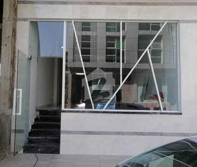 2 Shops Brand New 100 Yard 825 SqFt Covered Area Ground Basement Shop Available For Rent In DHA Phase 8 Al Murtaza Commercial Area