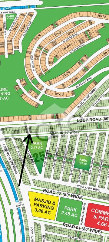 Prime Location 165 Sq. Yds Triple Category Corner Plot For Sale In Precinct 12, Ali Block Bahria Town Karachi