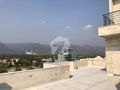 Brand New Commercial Building Rooftop Available for Rent 5th Floor + Rooftop Available Location: F-8, Markaz Islamabad. Total Area: 3,416 sq. ft.