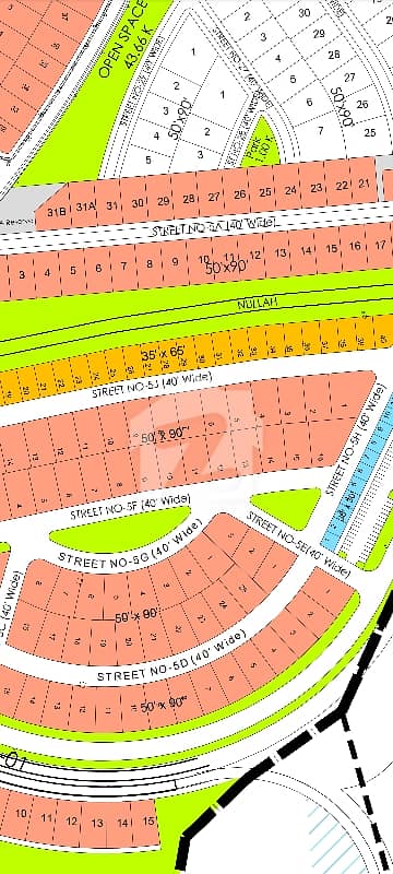 2 Kanal Pair Good Location Plot Available For Sale Near To Park Masjid Boulevard Near To Petrol Pump Root School Available For The