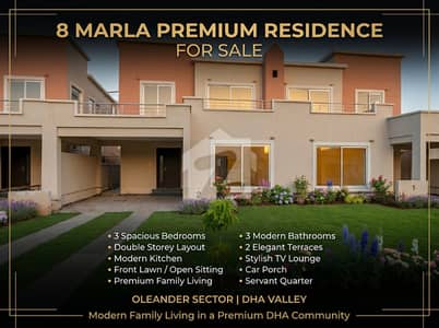 Exclusive 8 Marla Luxury Double-Storey Residence Featuring 2 Terraces