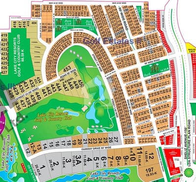 Facing Golf 1 Kanal Residential Plot For Sale In Lake City - Sector M-4 Lake City Raiwind Road Lahore