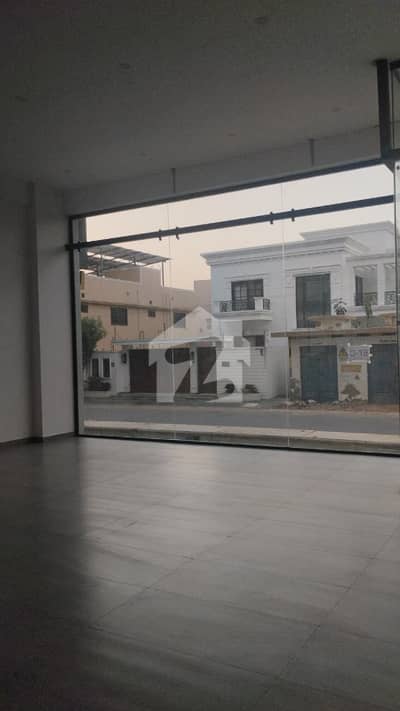 Brand New Ground + Basement Shop For Rent Khayaban-E-Roomi DHA Phase 8 Karachi
